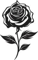 elegant Garten Exzellenz modern Emblem Regal blühen Majestät Vektor Rose Symbol