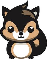 Chipmunk Logo Symbol zum kreativ Chipmunk Logo Symbol zum Designer vektor