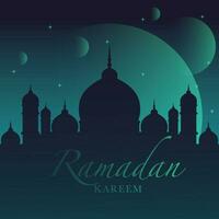 ramadan kareem hintergrunddesign. grußkarte, banner, plakat. Vektor-Illustration. vektor