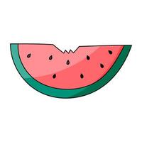 Wassermelone Obst Essen Gesundheit Sommer- Süss Symbol vektor