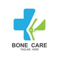 Joint Pflege, Knochen Pflege Logo Vektor Symbol Illustration Design. Logo zum Krankenhaus, Finanzen, und Marke Unternehmen