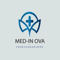medizinisch Kreuz Symbol Logo. medizinisch Plus Logo Vektor.kreativ Gesundheit Pflege Plus Symbol Logo mit bunt Gradient. vektor