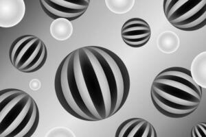 svart och vit duotone mönster boll bakgrund för befordran eller presentation. vektor
