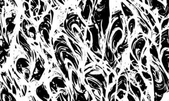 Grunge chaotisch detailliert schwarz abstrakt Textur. Vektor Hintergrund
