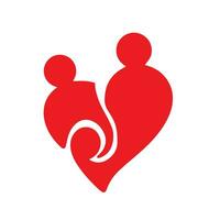 Liebe Menschen Gesundheit Logo Vektor