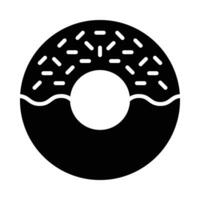 Donuts Vektor Glyphe Symbol zum persönlich und kommerziell verwenden.