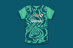 fotboll jersey design för sublimering, sport t skjorta design vektor