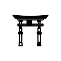 Miyajima Symbol im Vektor. Illustration vektor