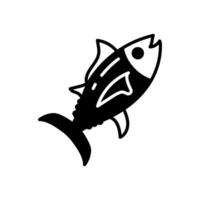 Fisch Symbol im Vektor. Illustration vektor