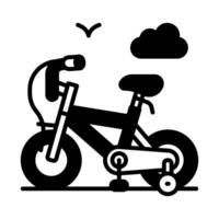 cykel ikon i vektor. illustration vektor