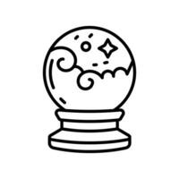 Magie Ball Symbol im Vektor. Illustration vektor
