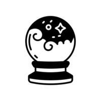 Magie Ball Symbol im Vektor. Illustration vektor