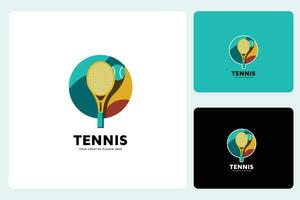 Tennis Logo Design Vorlage vektor