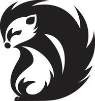 Grafik Skunk Symbol Vektor Lebhaftigkeit pelzig parfümiert Silhouette ebon Exzellenz
