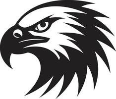 eagles rike svart design emblem svart skönhet logotyp av de Örn vektor