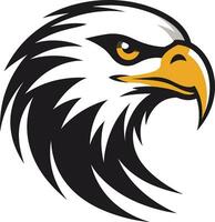 Örn förträfflighet svart ikon i vektor eagles nåd svart logotyp med majestätisk fågel