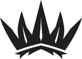majestätisch Monarch Krone Logo Symbol von Lizenzgebühren schwarz Krone Vektor Symbol