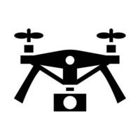 Drohne Video Kamera Vektor Glyphe Symbol zum persönlich und kommerziell verwenden.