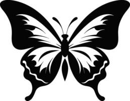 Schmetterlinge Schönheit Onyx Emblem kompliziert Flug Symbol dunkel herrlich Majestät vektor