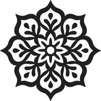 Vektor Kunst enthüllt Arabisch Blumen- Design mit Blumen Blumen- Harmonie entfesselt Arabisch Fliesen Logo Symbol