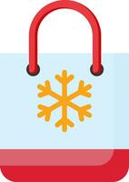 Einkaufen Tasche Weihnachten Symbol Illustrator vektor