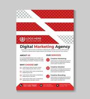 korporativ kreativ modern Digital Marketing Geschäft Flyer Design Vorlage Broschüre, Abdeckung, jährlich Bericht, Poster, Flyer, Förderung, Werbung, Flugblatt Design vektor