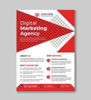 korporativ kreativ modern Digital Marketing Geschäft Flyer Design Vorlage Broschüre, Abdeckung, jährlich Bericht, Poster, Flyer, Förderung, Werbung, Flugblatt Design vektor