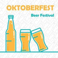 oktoberfest bier banner vektor