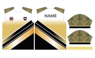 Fußball Jersey Design zum Sublimation oder Sport Jersey Design vektor