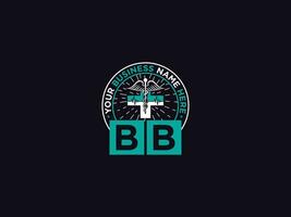 modern bb medizinisch Logo, Initiale Ärzte bb Logo Brief zum Klinik vektor