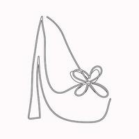 hoch Absätze Schuhe Vektor Symbol. gefüllt eben Zeichen zum Handy, Mobiltelefon Konzept und Netz Design. Frauen Schuh Glyphe Symbol. Symbol, Logo Illustration