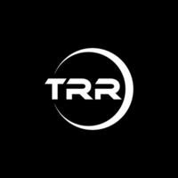 trr brev logotyp design, inspiration för en unik identitet. modern elegans och kreativ design. vattenmärke din Framgång med de slående detta logotyp. vektor