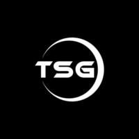 tsg Brief Logo Design, Inspiration zum ein einzigartig Identität. modern Eleganz und kreativ Design. Wasserzeichen Ihre Erfolg mit das auffällig diese Logo. vektor