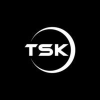 tsk Brief Logo Design, Inspiration zum ein einzigartig Identität. modern Eleganz und kreativ Design. Wasserzeichen Ihre Erfolg mit das auffällig diese Logo. vektor