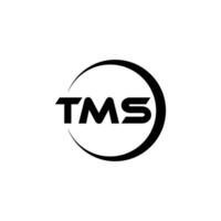 tms Brief Logo Design, Inspiration zum ein einzigartig Identität. modern Eleganz und kreativ Design. Wasserzeichen Ihre Erfolg mit das auffällig diese Logo. vektor