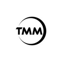 tmm Brief Logo Design, Inspiration zum ein einzigartig Identität. modern Eleganz und kreativ Design. Wasserzeichen Ihre Erfolg mit das auffällig diese Logo. vektor