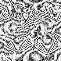 Nahtloser Hintergrund des Fingerabdrucks auf quadratischer Form. vektor