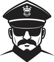 verklig liv hjältar i vektor polis officer illustrationer skyddande de fred polis officer vektor showpieces