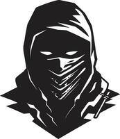 ninja vektor herravälde de konst av digital lönnmördare ninja vektor illustration crafting krigisk artisteri
