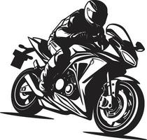 das Leistung von Geschwindigkeit Motorrad Vektor Kunst Vektor Träume von Motorrad Abenteuer