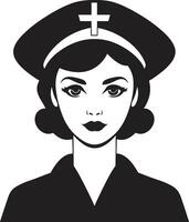 sjuksköterska vektorer visuell representationer av heroisk- service de konst av omtänksam sjuksköterska illustrationer i design