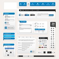 Webdesignelementmall. vektor