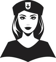 Krankenschwester Vektor Kunst Porträts von Barmherzigkeit Vektor Krankenschwestern Symbole von Stärke und Freundlichkeit