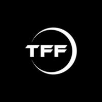 tff Brief Logo Design, Inspiration zum ein einzigartig Identität. modern Eleganz und kreativ Design. Wasserzeichen Ihre Erfolg mit das auffällig diese Logo. vektor