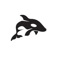 Orca Symbol und Symbol Vektor Vorlage Illustration