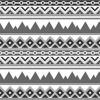 nahtlose ethnische Muster. handgefertigte Streifen im Maori-Stil. vektor
