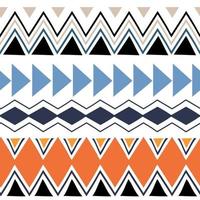 Ikat geometrische Folklore-Ornament. Stammes-ethnisches Vektor-Texturmuster vektor