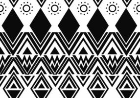 einzigartige Stammes-handgezeichnete Maori-Stil nahtlose Mustermotive vektor