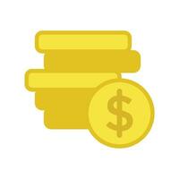 Münze Geld Symbol Design Vektor Vorlage