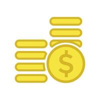 Münze Geld Symbol Design Vektor Vorlage